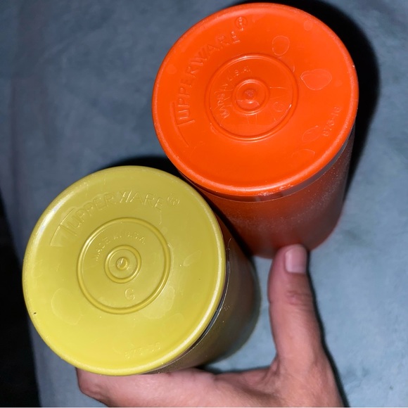 9 Tupperware Autumn Harvest Tumblers - Picture 9 of 9